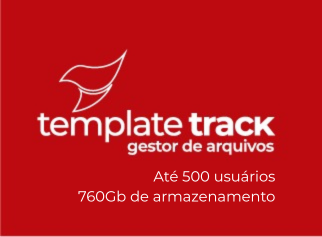 Template Track gestor de arquivos sistema de gerenciamento de arquivos